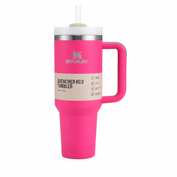 Stanley Quencher H2.0 40oz Tumbler with Straw – Pink Rush