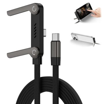 Portable USB-C Type Charging Cable – Black