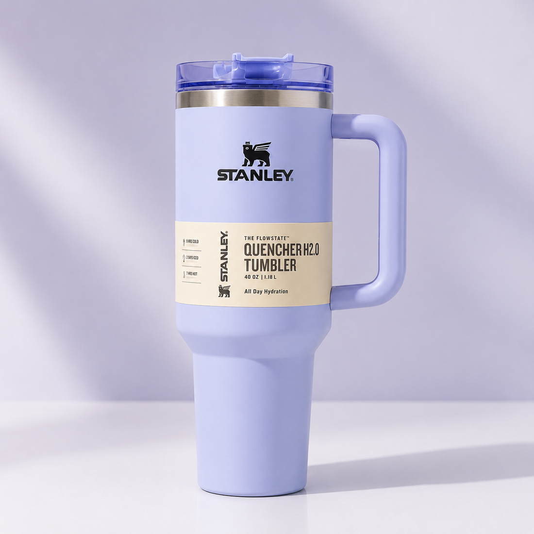 40oz Insulated Stanley Tumbler with Handle & Lid – Lavender Haze
