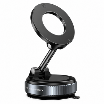 Magnetic Car Phone Holder – Adjustable Suction Dashboard Mobile Stand