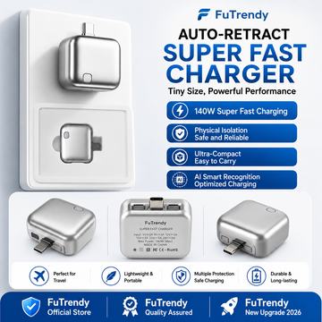 140W Fast Charge Separator – Auto Disconnect Charging Adapter