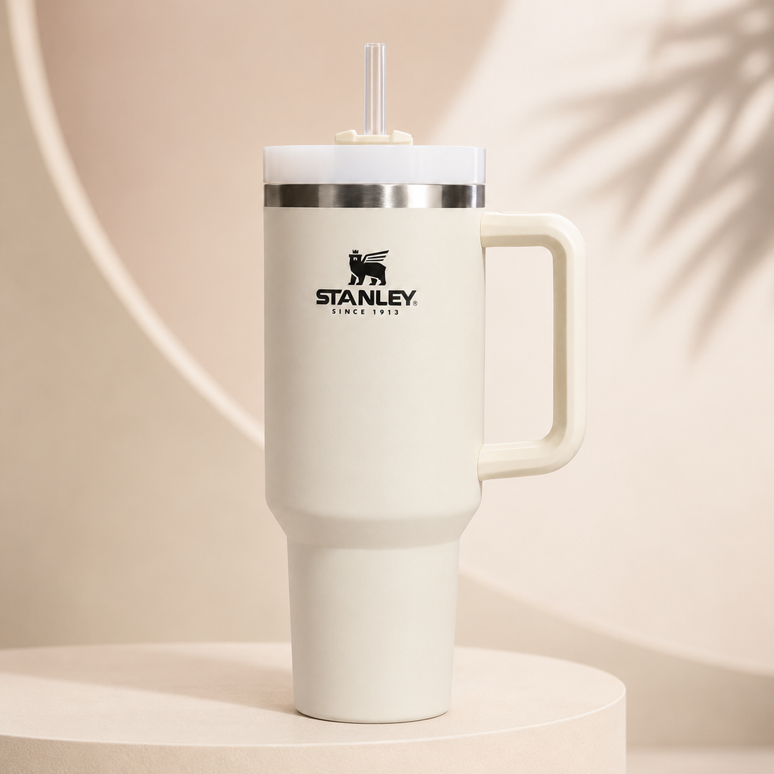 Stanley Quencher H2.0 40oz Cloud White Tumbler