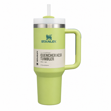 Stanley Quencher H2.0 40oz Tumbler with Straw – Neon Lime